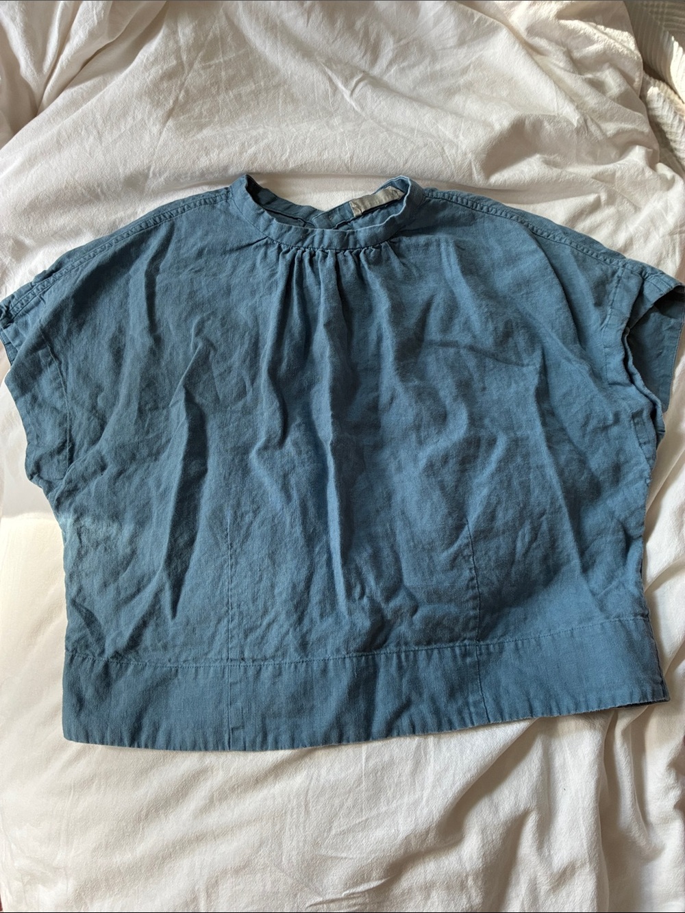 Everlane Linen Short-Sleeve Top - Picture 2 of 7